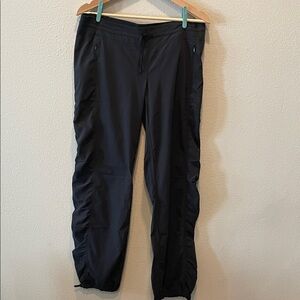 Athleta Black Track Pants joggers, pockets, size 10, excellent condition